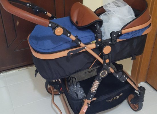 Mamma Lizard Çift Yönlü Katlanabilir 360 Derece Dönen Tam Yatar Kabin Tipi Travel Sistem Bebek Arabası