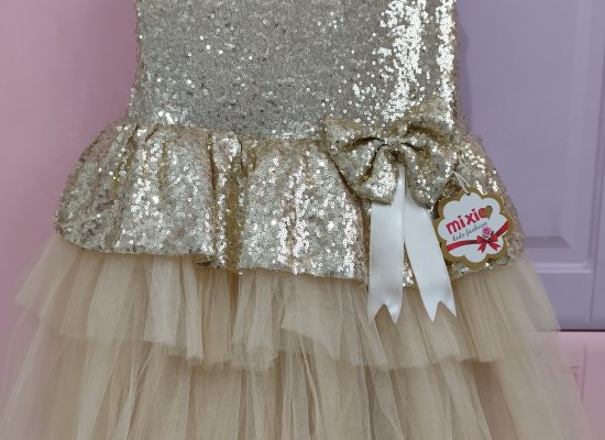 Pul payet kız çocuk elbise