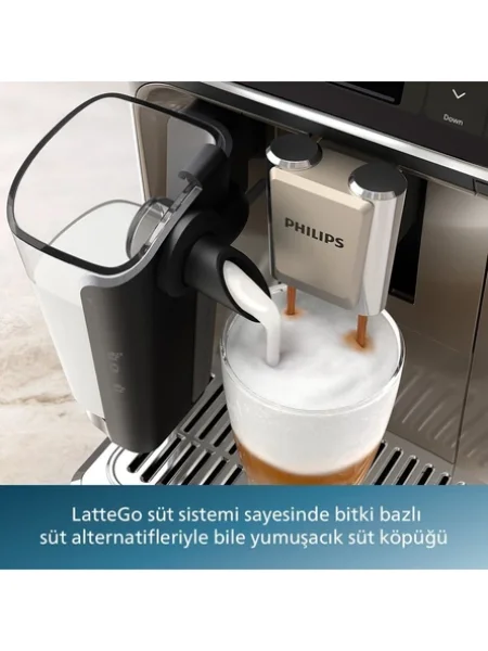 Philips 5400 Serisi LatteGo EP5443/70 Tam Otomatik Espresso Makinesi