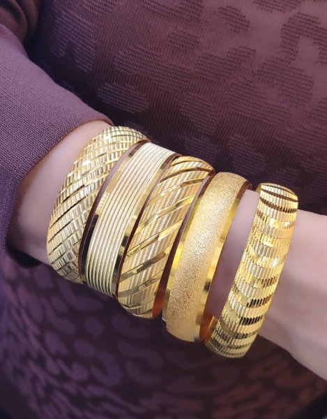 Kalite Altın Kaplama İmitasyon Bilezik Modelleri - Birebir Görünüm