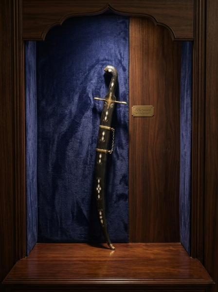 Koleksiyonluk Osmanlı Kılıcı – Özel İşlemeli, Sedef Kakmalı ve Tuğralı