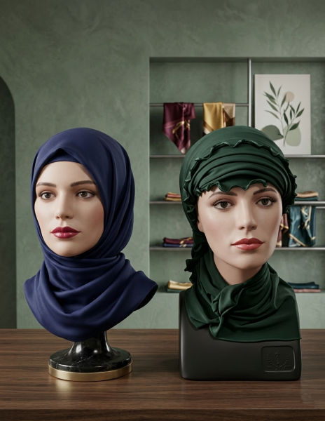 Pratik Hazır Türban - Şal