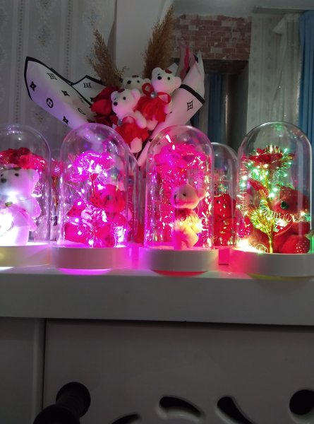 Sonsuzluk güllü ayıcıklı fanuz