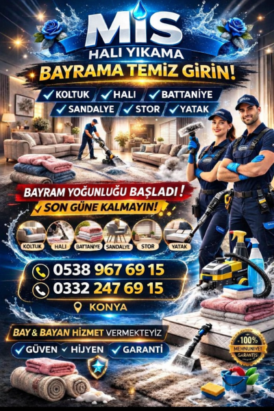 Mis halı, koltuk ve temizlik hizmetleri