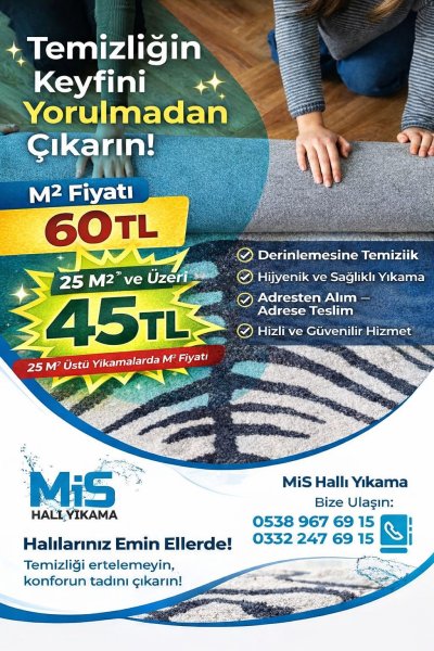 Mis halı, koltuk ve temizlik hizmetleri