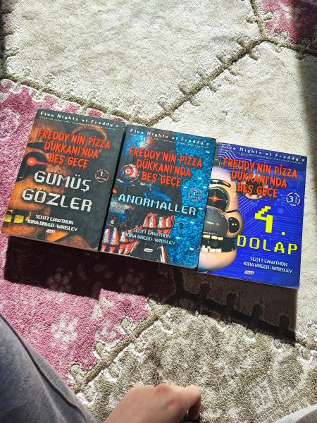 Freddy'nin Pizza Dükkanında 5 gece 3 kitap