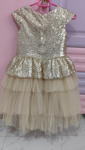 Pul payet kız çocuk elbise