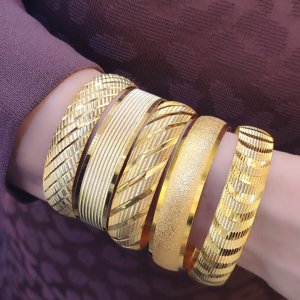 Kalite Altın Kaplama İmitasyon Bilezik Modelleri - Birebir Görünüm