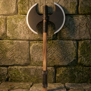 Dekoratif Çift Başlı Balta - El İşçiliği Görünümlü