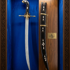 Koleksiyonluk Osmanlı Kılıcı – Özel İşlemeli, Sedef Kakmalı ve Tuğralı