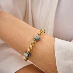 Xuping Nazar Boncuklu Bileklik